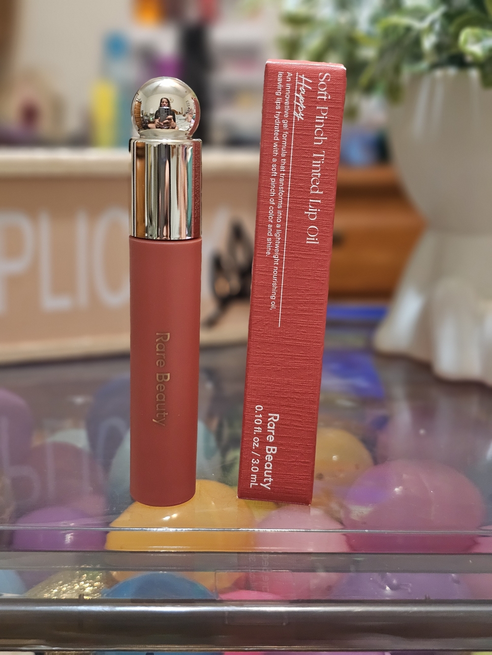 Rare Beauty Soft Pinch Tinted Lip Oil — Rose Coral Shade